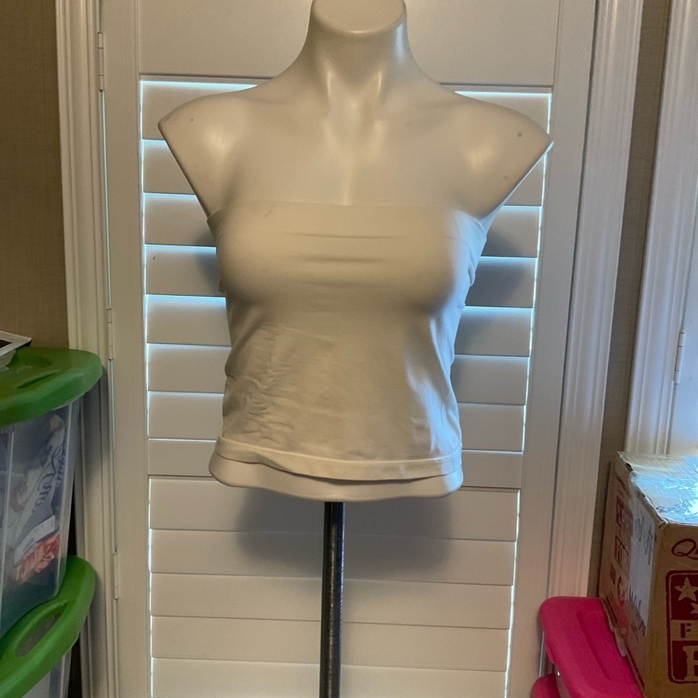 Chic Cream Tube Top